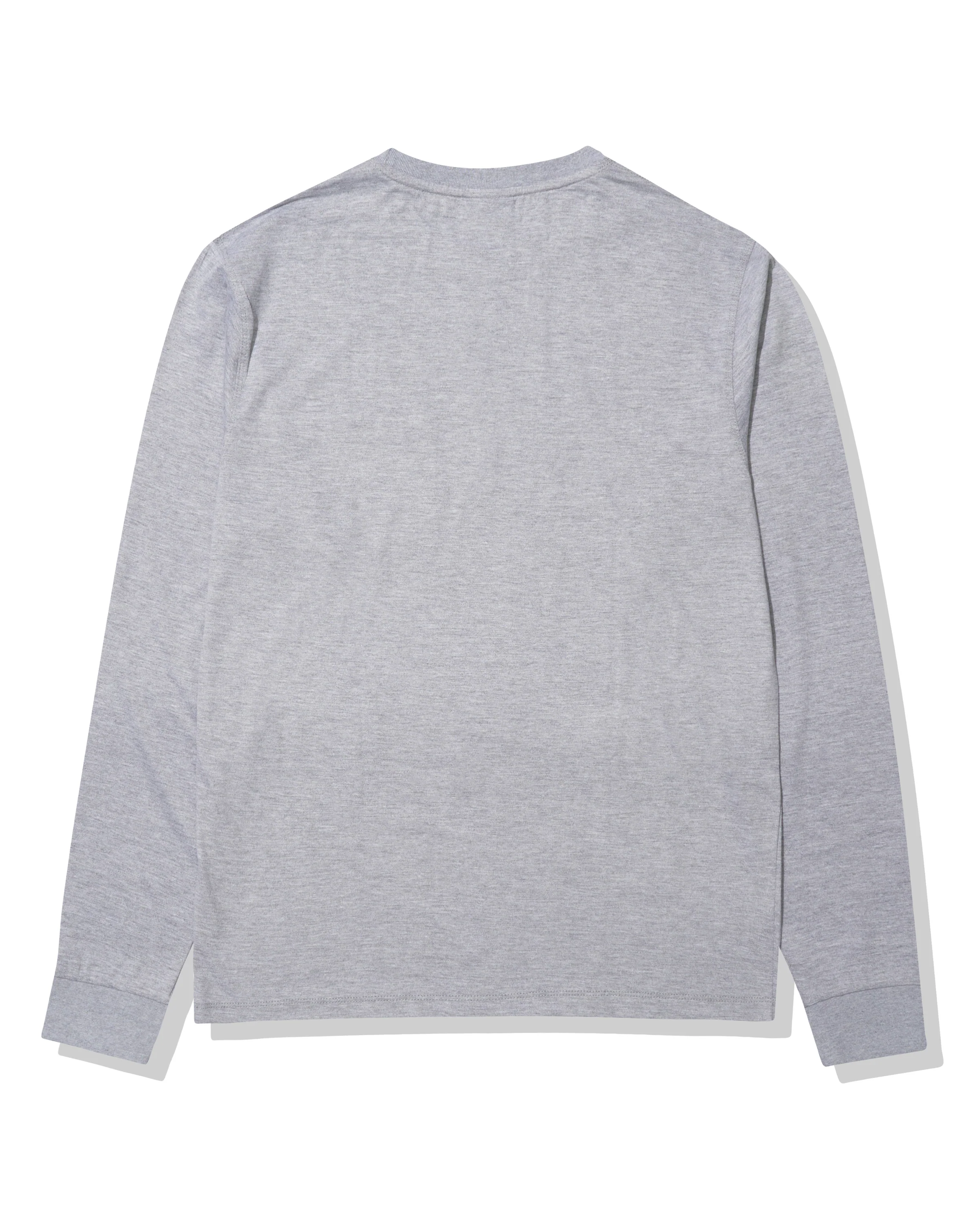 Grey Pocket Long Sleeve Tee - Image 2