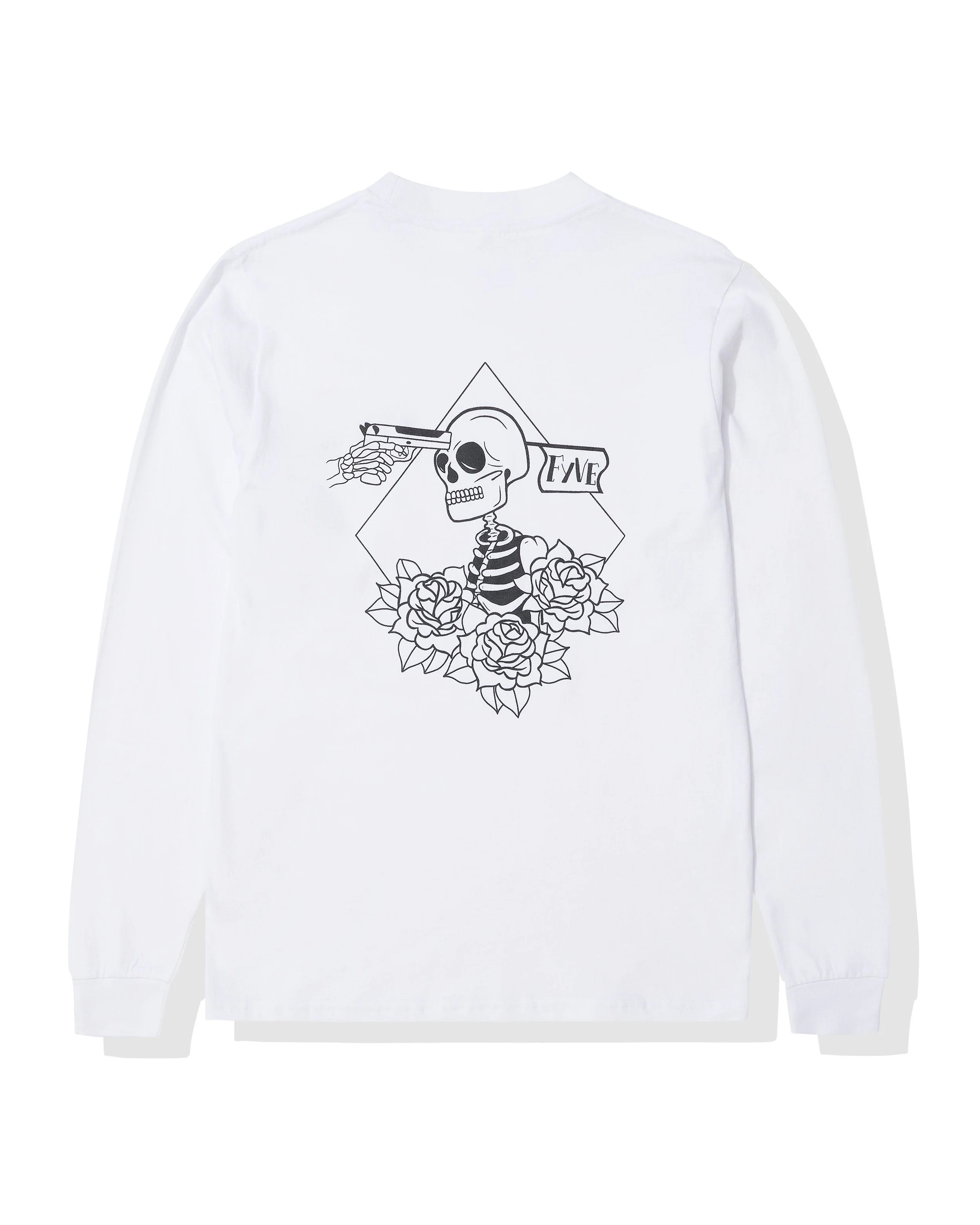 White Skelly Long Sleeve Tee - Image 2
